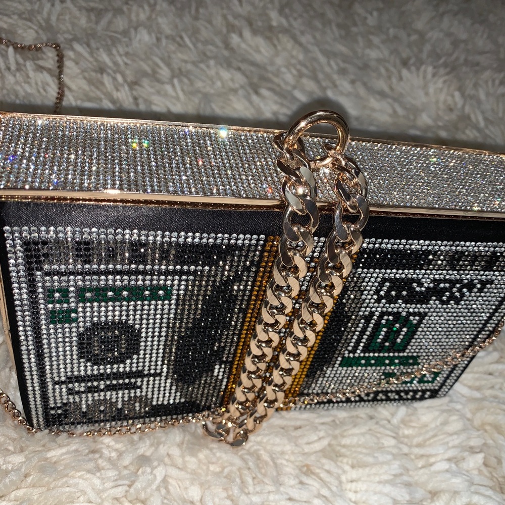 Women’s Swarovski Crystal Money Clutch/Purse